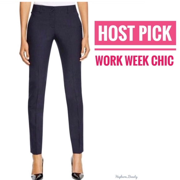 Tory Burch “Eliza” Stretch-Wool Skinny Pants HP - Picture 2 of 5